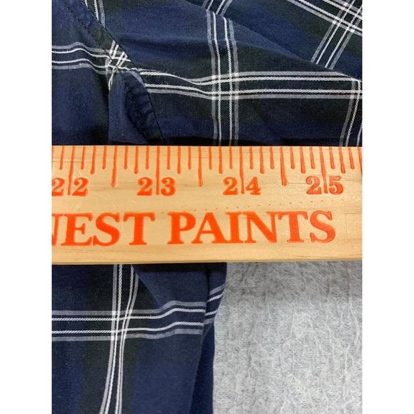 Banana Republic Classic Fit Long Sleeve Button Down Shirt (Men's XL) Blue - Picture 7 of 12